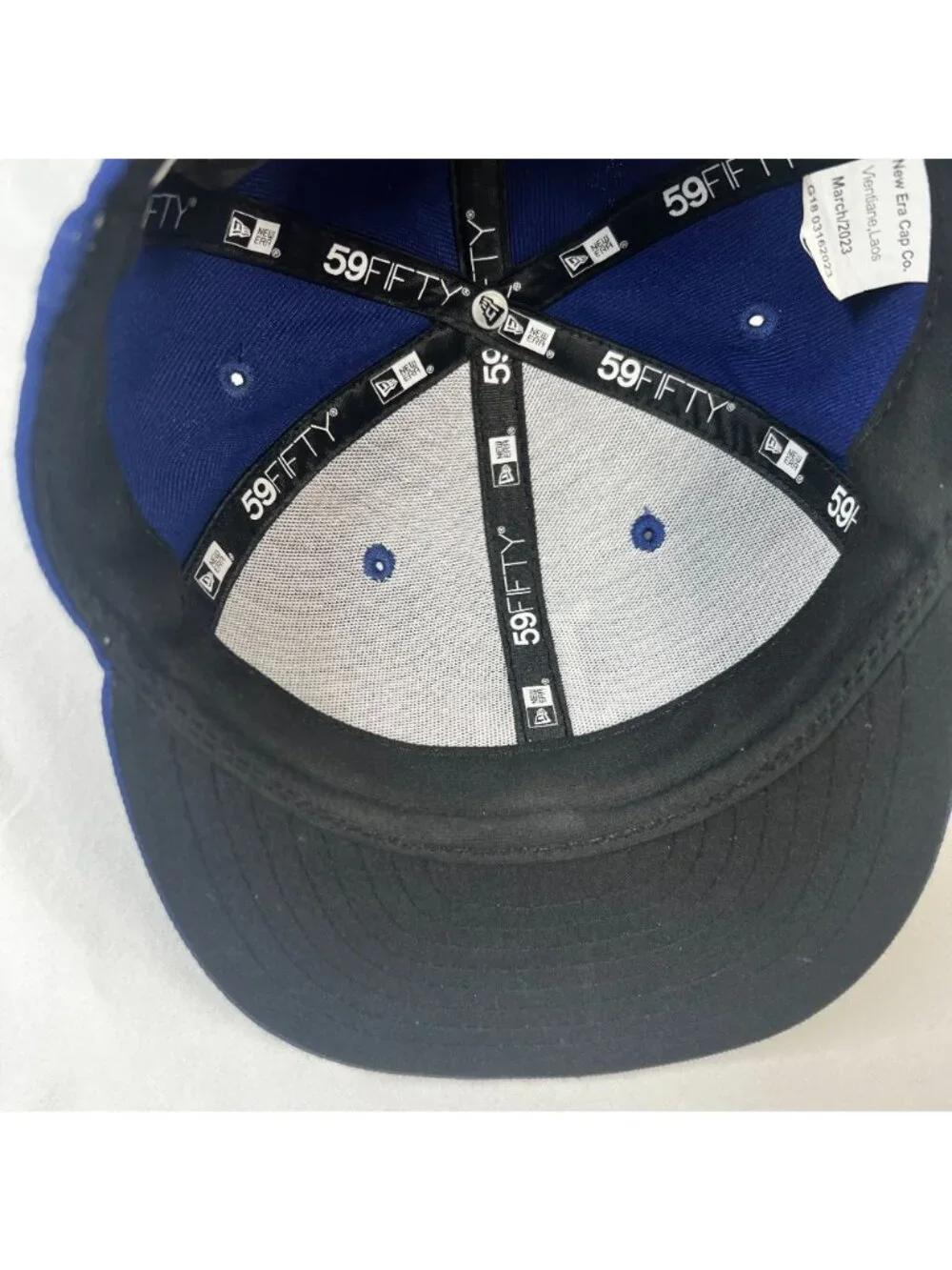 Youth Los Angeles Dodgers New Era Blue 59FIFTY Fitted Hat Unisex MLB 6 1/2